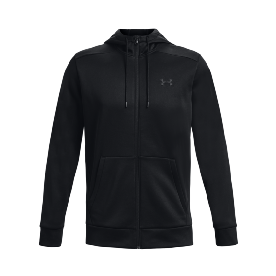 Under Armour Mænds - Armour Fleece Full-Zip Hoodie - Black