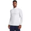 Under Armour Mænds - Coldgear Armour Fitted Mock - White