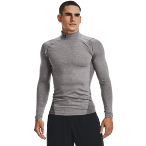 Under Armour Mænds - Coldgear Armour Compression Mock - Charcoal Light Heather