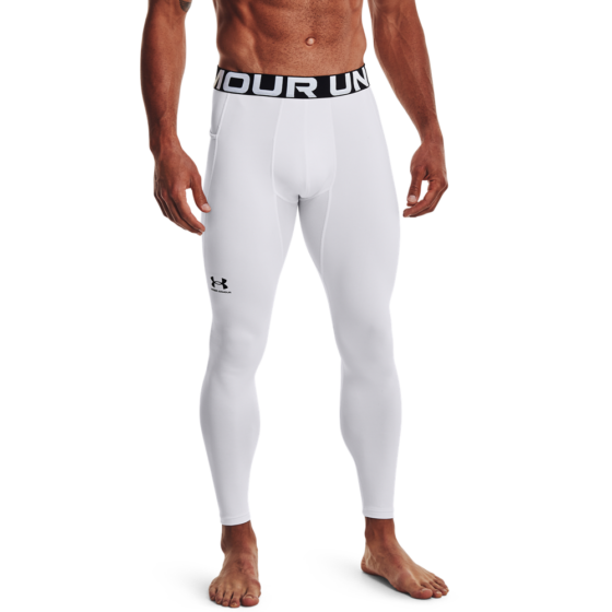 Under Armour Mænds - Coldgear Armour Leggings - White