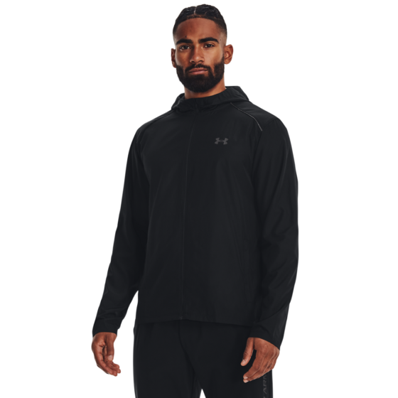 Under Armour Mænds - Storm Run Hooded Jacket - Black