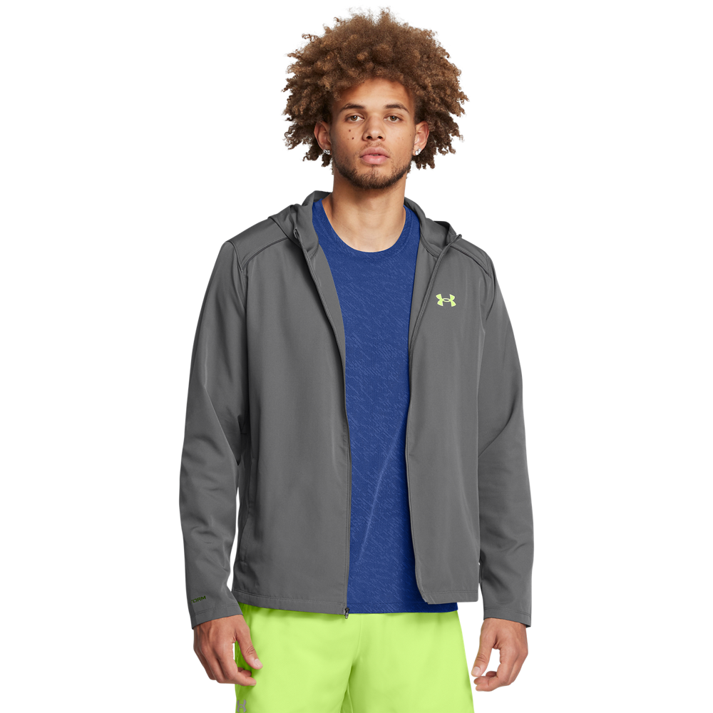 Under Armour Mænds - Storm Run Hooded Jacket - Castlerock M