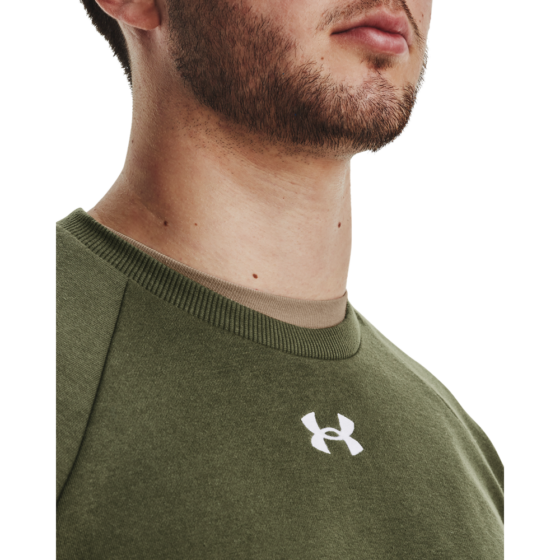 Under Armour Mænds - Rival Fleece Crew - Marine OD Green