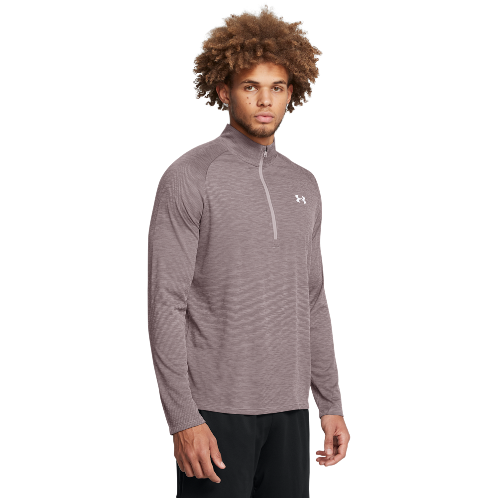 Under Armour Mænds - Tech Textured 1/2 Zip - Tetra Gray XL