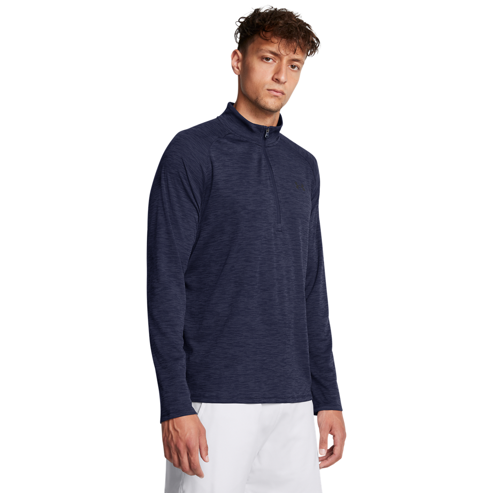 Under Armour Mænds - Tech Textured 1/2 Zip - Midnight Navy XL