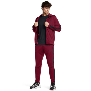 Mænds Under Armour - Knit Track Suit - Cardinal Red