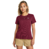 Under Armour Kvinder - Tech Textured Shortsleeve - Cardinal Red